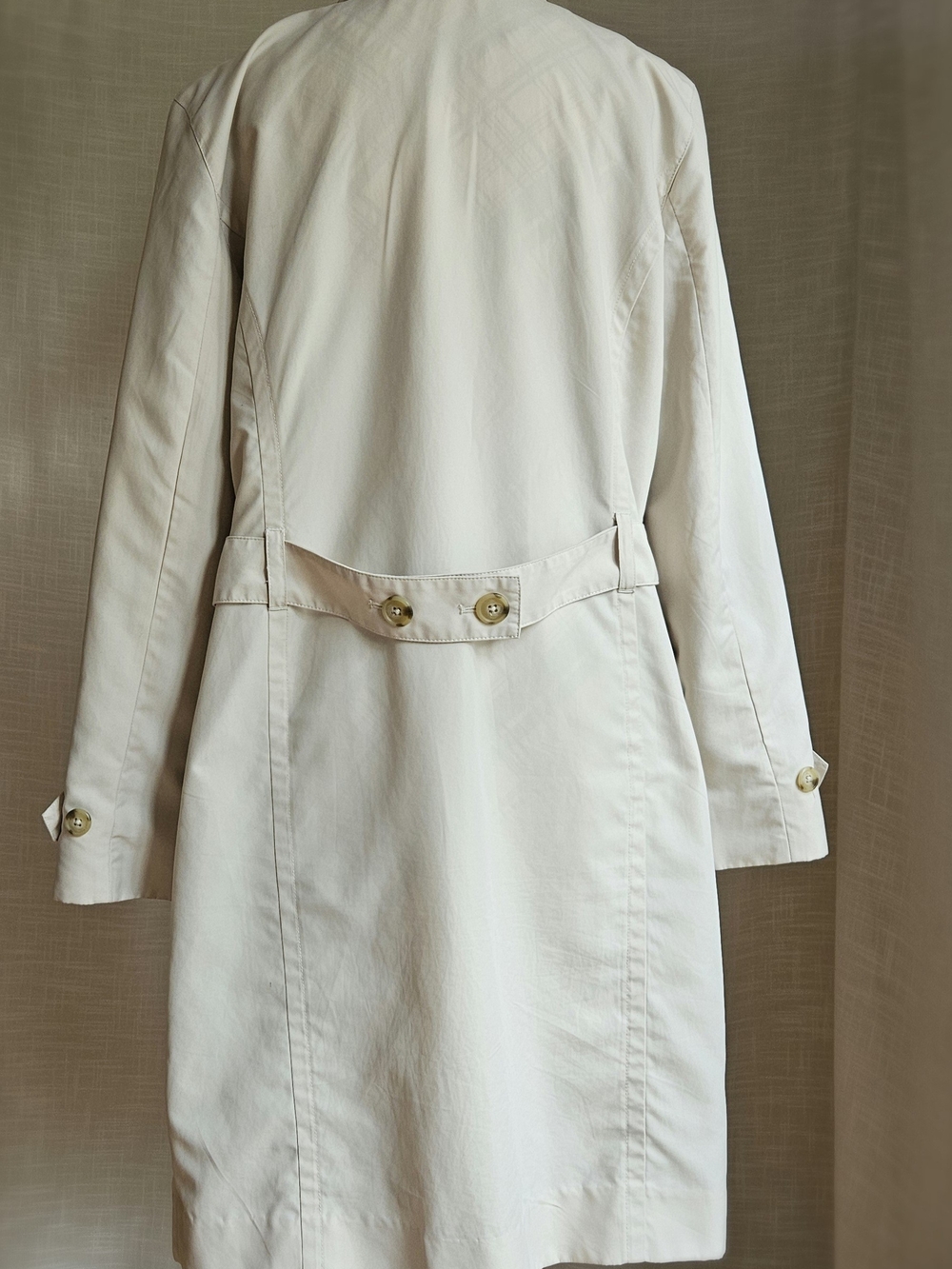 Cutter & Buck Women's Beige WeatherTec Trench Coat - Size S - Picture 4 of 15